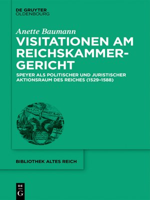 cover image of Visitationen am Reichskammergericht